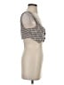 Majorelle Brown Sleeveless Blouse Size S - photo 4