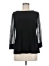 Nik and Nash Black 3/4 Sleeve Top Size M - photo 1