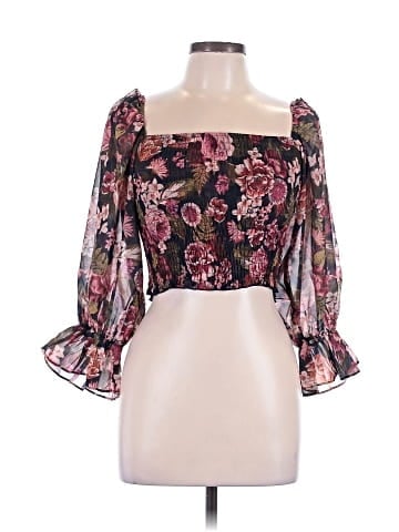 Mia Joy 3/4 Sleeve Blouse (view 1)
