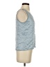 Kasper A.S.L. 100% Silk Blue Sleeveless Top Size 4 - photo 4