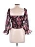 Mia Joy 100% Polyester Black 3/4 Sleeve Blouse Size M - photo 2