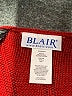 Blair 100% Acrylic Burgundy Pullover Sweater Size L - photo 7