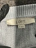 Ann Taylor LOFT Silver Pullover Sweater Size M - photo 7