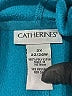 Catherines 100% Polyester Teal Poncho Size 2X - photo 7