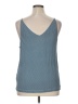 H&M 100% Polyester Teal Sleeveless Top Size XL - photo 2