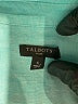 Talbots 100% Linen Teal Long Sleeve Button-Down Shirt Size 0X - photo 7