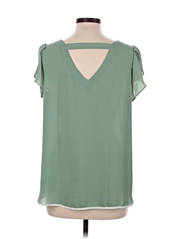 Ann Taylor LOFT Outlet Short Sleeve Blouse (view 2)