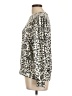 Ann Taylor LOFT Floral Ivory Long Sleeve Blouse Size L - photo 5