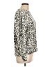 Ann Taylor LOFT Floral Ivory Long Sleeve Blouse Size L - photo 4