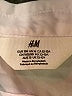 H&M Solid White Short Sleeve Button-Down Shirt Size 16 - photo 3
