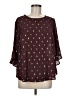 Torrid Burgundy 3/4 Sleeve Blouse Size Med Plus (00) - photo 1
