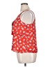 Eyeshadow 100% Polyester Red Sleeveless Blouse Size XL - photo 5