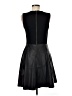 Halogen 100% Leather Black Cocktail Dress Size 8 - photo 2