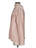 Barrie Pace 100% Silk Color Block Tan Pink Long Sleeve Silk Top Size 4 - photo 5