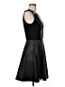 Halogen 100% Leather Black Cocktail Dress Size 8 - photo 4