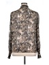 Haver 100% Polyester Paisley Gray Long Sleeve Blouse Size XL - photo 2