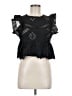 Goodnight Macaroon Black Short Sleeve Top Size M - photo 1