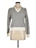 TRUTH BY REPUBLIC Houndstooth Gray Pullover Sweater Size M - photo 1