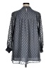 DR2 100% Polyester Gray 3/4 Sleeve Blouse Size 1X - photo 2