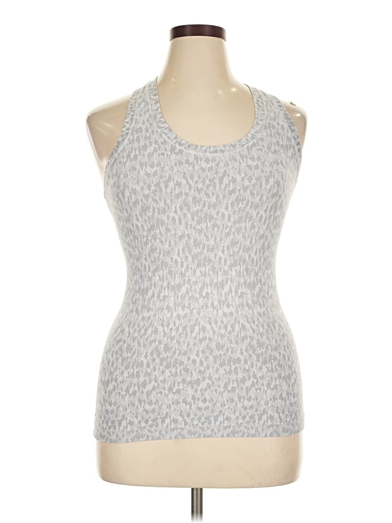 Pre-owned Unbranded Tank Top Silver Halter Neckline Tops