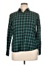 IZOD Plaid Green Long Sleeve Button-Down Shirt Size XL - photo 1