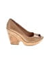 Sofft 100% Leather Tan Wedges Size 8 - photo 1