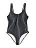 H&M Stripes Black One Piece Swimsuit Size M - photo 1