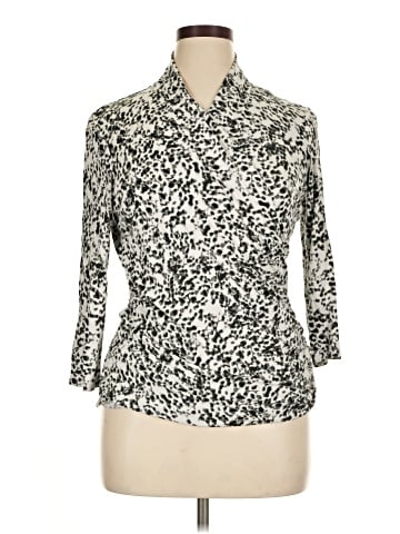 Rose + Olive 3/4 Sleeve Blouse (view 1)