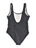 H&M Stripes Black One Piece Swimsuit Size M - photo 2