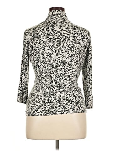 Rose + Olive 3/4 Sleeve Blouse (view 2)
