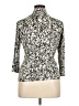 Rose + Olive Animal Print Ivory 3/4 Sleeve Blouse Size XL - photo 2