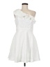 Mi ami 100% Polyester White Cocktail Dress Size M - photo 1