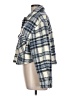 Zara Plaid Blue Jacket Size L - photo 5