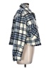 Zara Plaid Blue Jacket Size L - photo 4