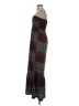 Element 100% Polyester Argyle Burgundy Casual Dress Size S - photo 5