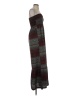 Element 100% Polyester Argyle Burgundy Casual Dress Size S - photo 4