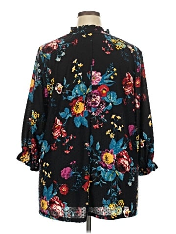 Lane Bryant 3/4 Sleeve Blouse (view 2)