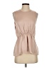 Babaton 100% Polyester Tan Sleeveless Blouse Size S - photo 1