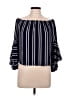 Express Blue 3/4 Sleeve Blouse Size M - photo 1