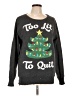 Tipsy Elves 100% Acrylic Gray Pullover Sweater Size L - photo 1