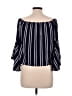 Express Blue 3/4 Sleeve Blouse Size M - photo 2