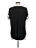 Ann Taylor LOFT Outlet Silver Short Sleeve Blouse Size M - photo 2