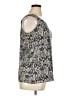 IMAN Silver Sleeveless Blouse Size XL - photo 4