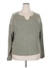Knox Rose Gray Long Sleeve Top Size XXL - photo 1