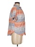 Universal Thread Stripes Orange Short Sleeve Button-Down Shirt Size M - photo 4