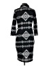 Bobbie Brooks Graphic Black Casual Dress Size M - photo 2