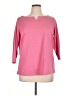 L.L.Bean Pink 3/4 Sleeve Top Size 1X - photo 1