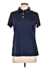 Hanes 100% Polyester Blue Short Sleeve Polo Size L - photo 1