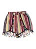 Shein 100% Polyester Stripes Pink Shorts Size 6 - photo 1