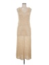 Elan 100% Acrylic Tan Casual Dress Size M - photo 1